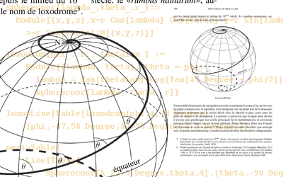 Muster Grafik, Bernoulli Loxodrom