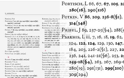 Winawer Muster Detail Index